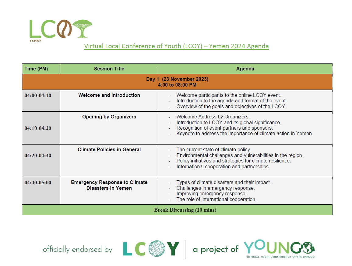 Blurred Agenda Image